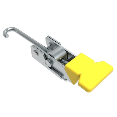 Southco Over-center Draw Latch, Medium Size, Without Keeper, Steel Zinc Plate, Bright chromate A1-11-502-20