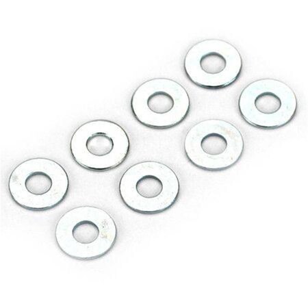 Dubro Products 2 mm Flat Washers, 8 Piece DUB2107