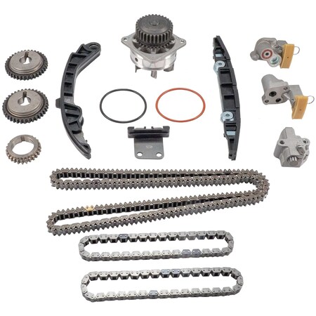 Melling Engine Timing Chain Kit With Water Pump, 3-730SA1HWP