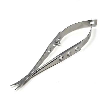 A2Z Scilab Micro-Tip Lab Scissors Squeeze Action 3.5 Inch Stainless Steel Shears, Curved A2Z-ZR1106