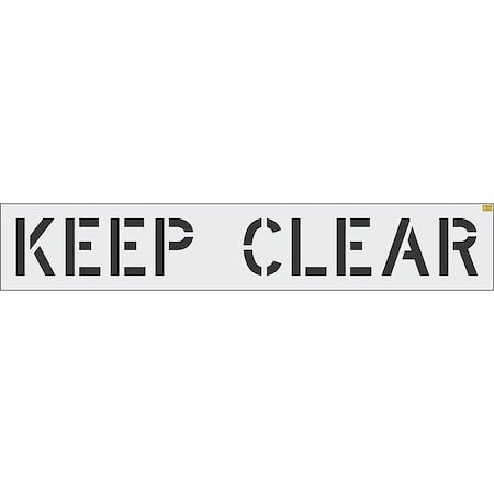 Rae IndividualStencil, Message, LDPE 5053-012