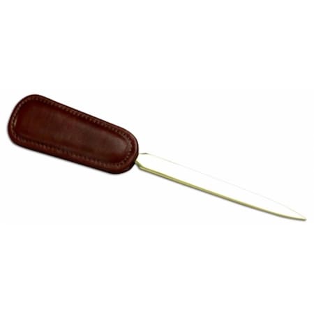 Made-To-Order 9.5in. Leather Letter Opener - Mocha MA59834