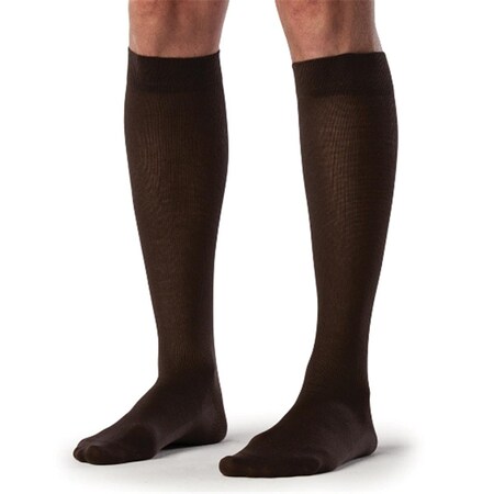 Sigvaris Sea Island Cotton 15-20mmHg Mens Closed Toe- Calf Socks - Navy- Size A 191CA10
