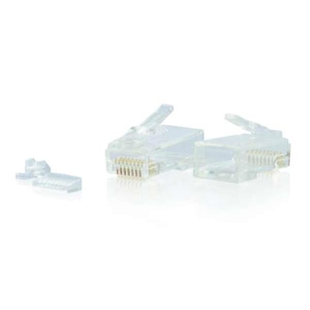 Fasttrack RJ45 Cat6 Modular Plug for Round Solid-Stranded Cable Multipack, 50PK FA260381