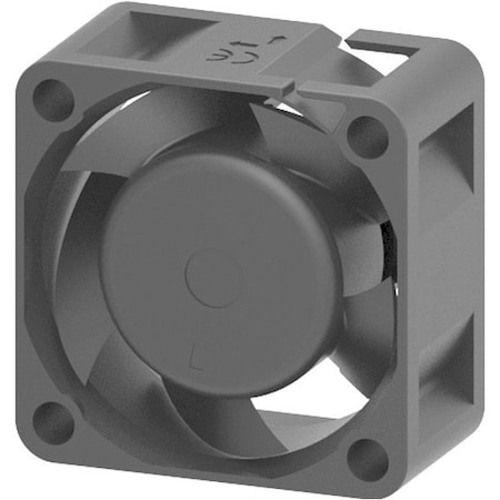 Dayton AxialFan, Black, Square, Plastic, 1-9/16inH 855H02