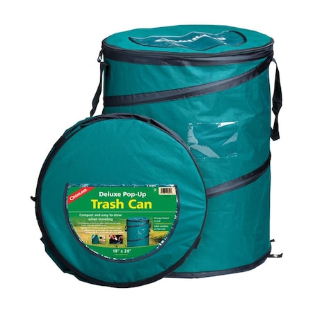 Coghlans Deluxe Pop-Up Green Trash Can, 24 x 19 x 19 in. CO6523
