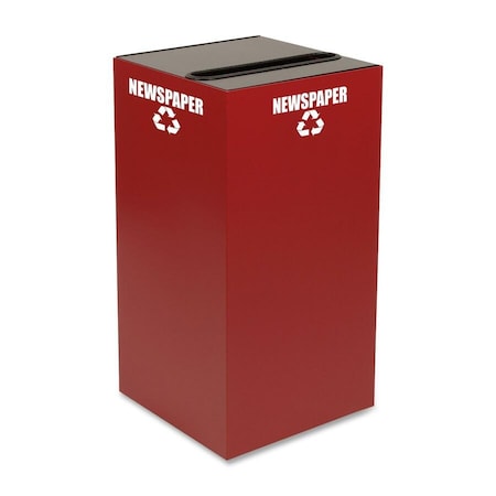 Witt Industries 28 gal Square Scarlet Red, Metal 28GC02