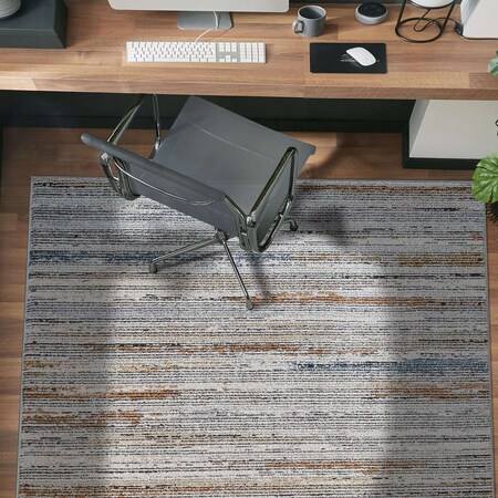 World Rug Gallery Multi-Tonal Area Rug 4 ft x 6 ft Multi WR204MULTI4X6