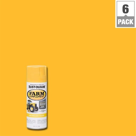 Zinsser Rustoleum Farm Paint, New Holland Yellow - 12 oz 280144