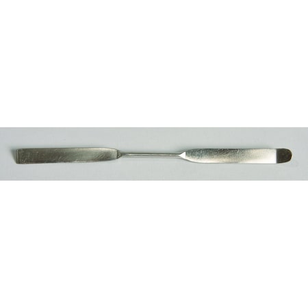 United Scientific Spatula, Stainless Steel, One End, PK 10 SSFB08