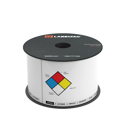 Labeltac NFPA Labels 3in x 5in, 200 per roll LT35NFPA