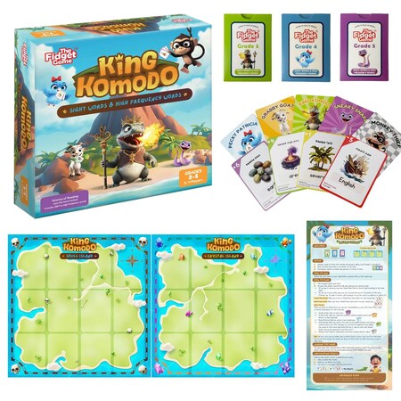 The Fidget Game King Komodo Educational Game TFG-CG-KINGKOMODO