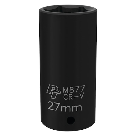 Performance Tool 1/2 In Dr. Deep Impact Socket 27Mm Socket Dp Imp 2, M877 M877