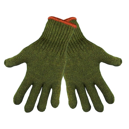 Global Glove S77RW Medium Weight, Army Green, Rag Wool Gloves, Medium, 12PK S77RW-08