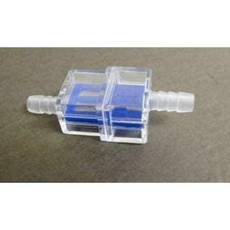 Helix Racing Products Fuel Filter 1/4In 6mm Rectangular, Blue W/Stainless Element 118-9014