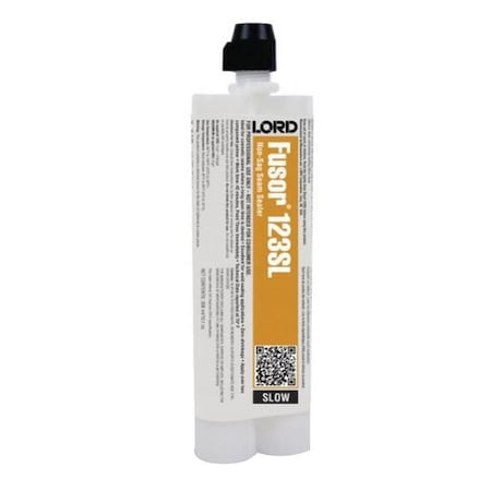 Lord Fusor Adhesives 2-Part Slow Non-Sag Seam Sealer, 10.1 oz Cartridge, White, Paste 123SL
