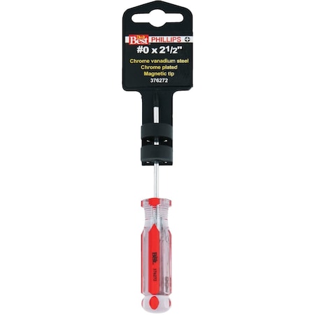 Do It Best No, 0 x 2-1/2'' Phillips Screwdriver 376272