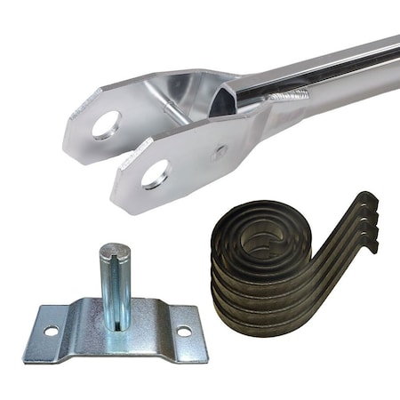 Mytee Products 4-Spring Aluminum Lower Arm and Pivot Pin with 4Pcs Spiral Torsion Spring T-ALA78-PP4SP-STS-KIT