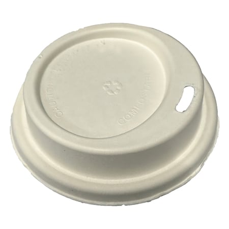 Rdi Cup Lids Bagasse 9oz Cups 1000cs, 1000PK LID-BGS-S80