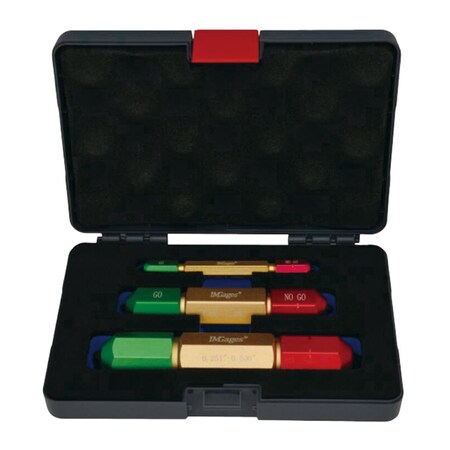 Hhip Pro-Series .011-.500 in 3 Piece Plug Gage Handle Set 4102-0018