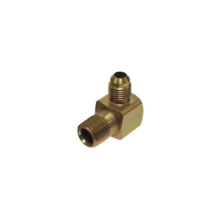 Apache 3/8 In. Male JIC x 3/8 In. Male Pipe 90 Deg Hydraulic Hose Adapter 39007025