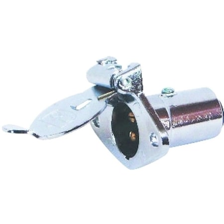 Us Hardware Trailer Connector, 4-Pole, Metal RV-497C