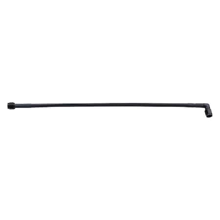 Powerhouse 21 in. 90 deg -3 AN No. 3 Black Coated Braided Line PO3622125