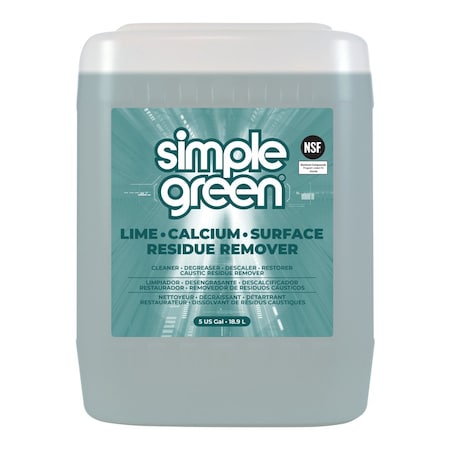 Simple Green Calcium and Lime Remover, 5 gal, Unscented 1700200100005