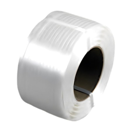 Zoro Select Composite Cord Strapping, 750 lb, White CC45-SC