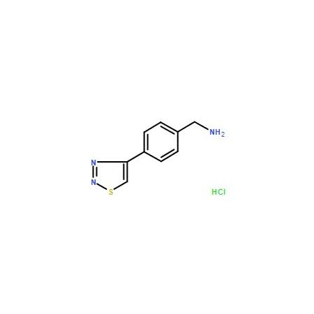 Ak Scientific 4-(1, 2, 3-Thiadiazol-4-yl)benzylamine hydrochloride (250mg), CAS 175205-49-9 Y7993-250mg