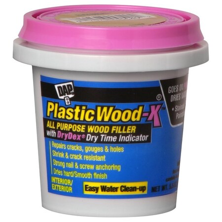 Dap Wood Filler, Paste, Musty, Natural, 5.5 oz 7079800540