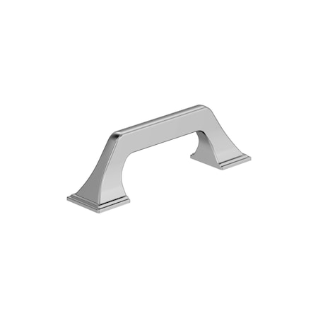 Amerock Exceed 3 inch 76mm Center-to-Center Polished Chrome Cabinet Pull BP3737526