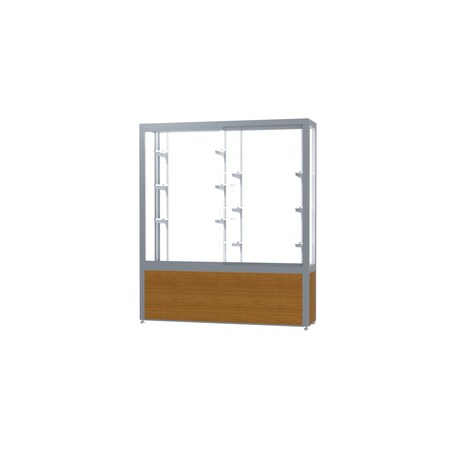 Ghent Display Case 60x66x16, White, Satin 10405WB-SN-K