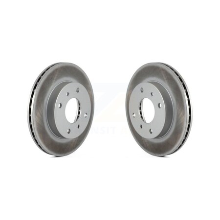 Genius Front Coated Disc Brake Rotors Pair For Nissan Sentra 240SX INFINITI G20 Stanza Axxess KG-100149