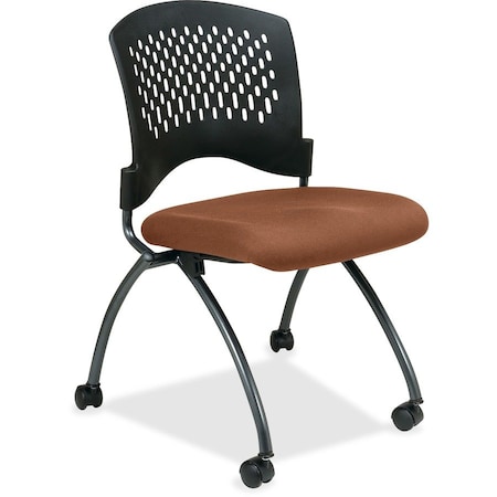 Office Star Chair, Folding, Fabric/Metal, 250 lb., PK2 83220-30