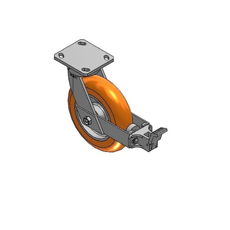 Albion -9-5in-kingpinless-8x2-Caster-face-brake 110AN08228S01FBB