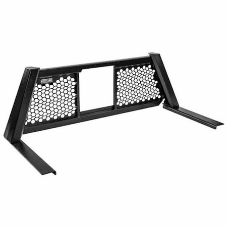 Repl. For Ford F 250 Super Duty Year 2015 Size 4 Smooth Black Aluminum Cab Rack W/ Open Wave H