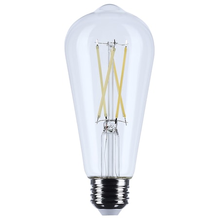 Satco 5 Watt ST19 LED Medium Base Clear 5000K CCT 120 Volt S12535