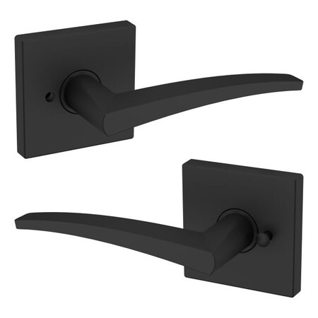 Baldwin Baldwin Preconfigured L022 Lever with R017 Rose Privacy Lock with 2-3/8in Backset and Full Lip L022190PRIV