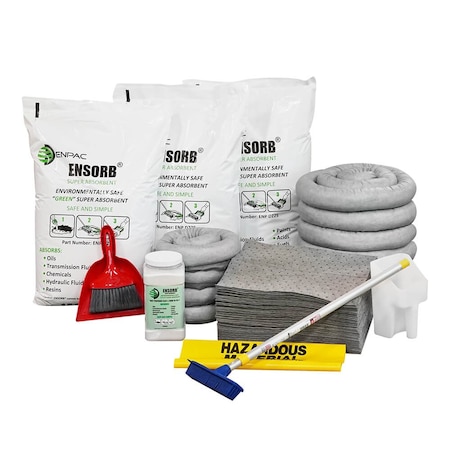 Enpac ENSORB 95-Gallon Wheeled Spill Kit, Refill, Universal 1397-RF-SD-GA