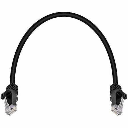Monoprice Ethernet Cable, Cat 6, Black, 1 ft. 9795