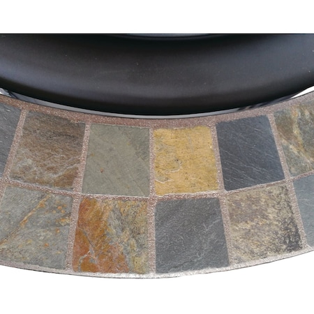 Unbranded McKinley 40'' Round Wood Burning Fire Pit FT-51074B