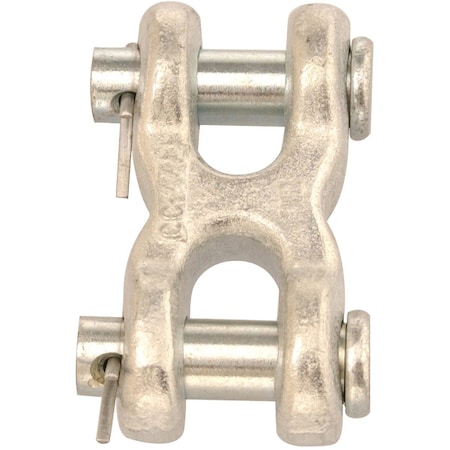 Campbell 3/8'' Zinc-Plated Forged Steel Double Clevis Mid Link T5423301