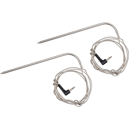 Pit Boss 6'' Stainless Steel Meat Thermometer Probe Set, 2PK 67297