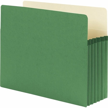 Smead File Pocket, StraightCut Tab, 514 Expansion, Letter Size, Green, 10 per Box 73236, Green SMD73236