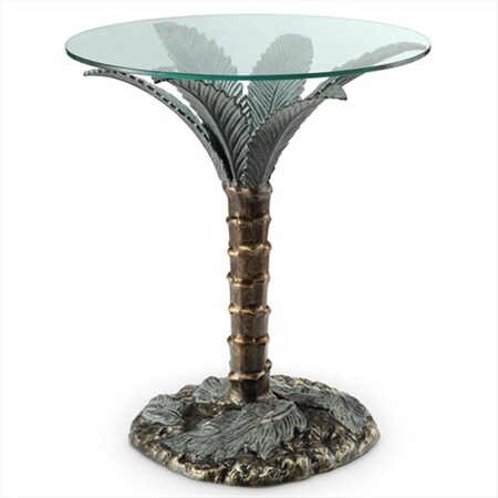 Fixturesfirst Palm Tree End Table FI840535