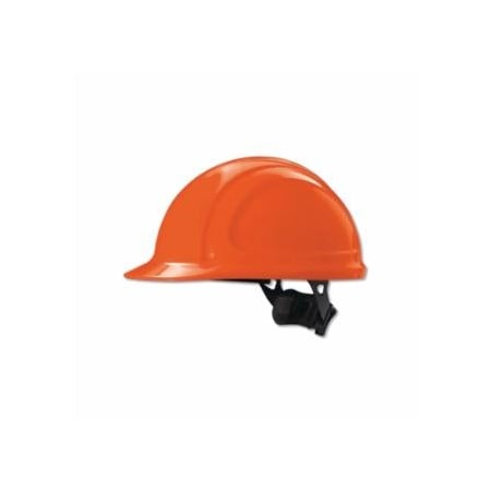 North North Zone N10 Ratchet Hard Hat, 4 Point, Front Brim, Orange, 12PK 068-N10R030000