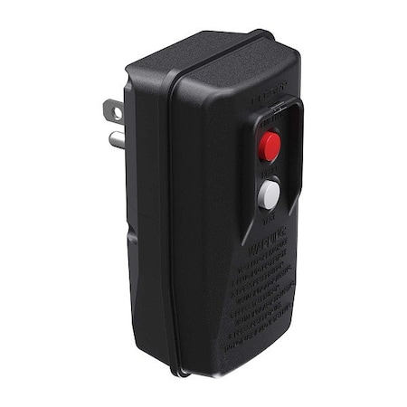 Zoro Select GFCI, Black, 0 Outlet 875LE1