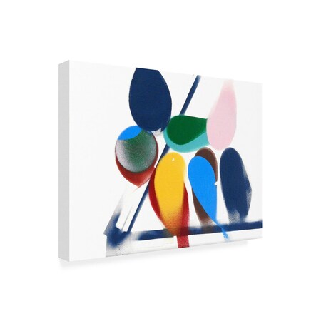 Trademark Fine Art Outdoor Canvas Art - Gill Miller 'Symbiotic 6' Wall Art for Patios, or Gardens IC05975-OC2432WR
