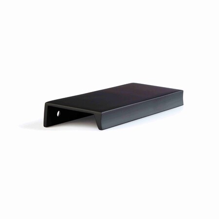 Schaub 4in Center to Center Sabre Edge Pull Matte Black Finish 10011-MB
